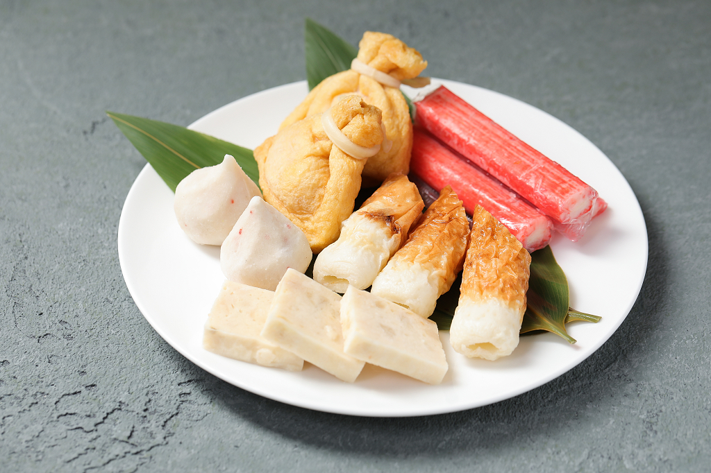 简约大气荤菜丸类拼盘