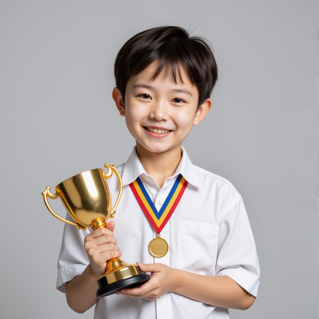 小学生儿童小学生获奖AI