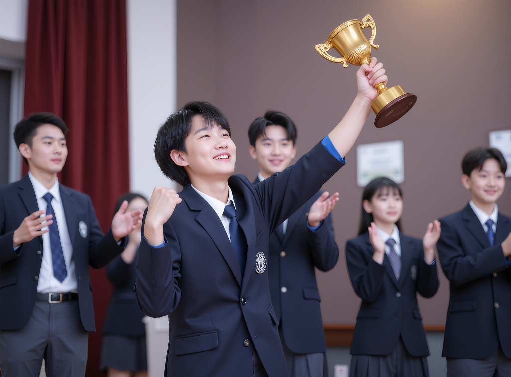 小学生儿童小学生获奖AI