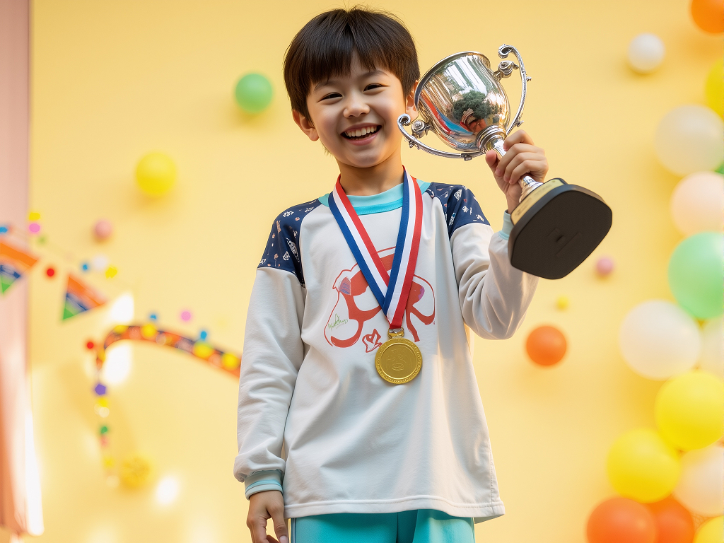 小学生儿童小学生获奖AI