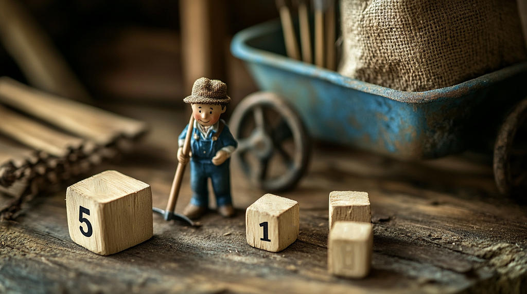 劳动节微距海报AI