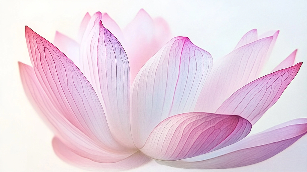 唯美花瓣背景图桌面壁纸飘落花瓣动态背景图片AI