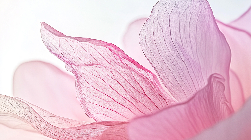 唯美花瓣背景图桌面壁纸飘落花瓣动态背景图片AI