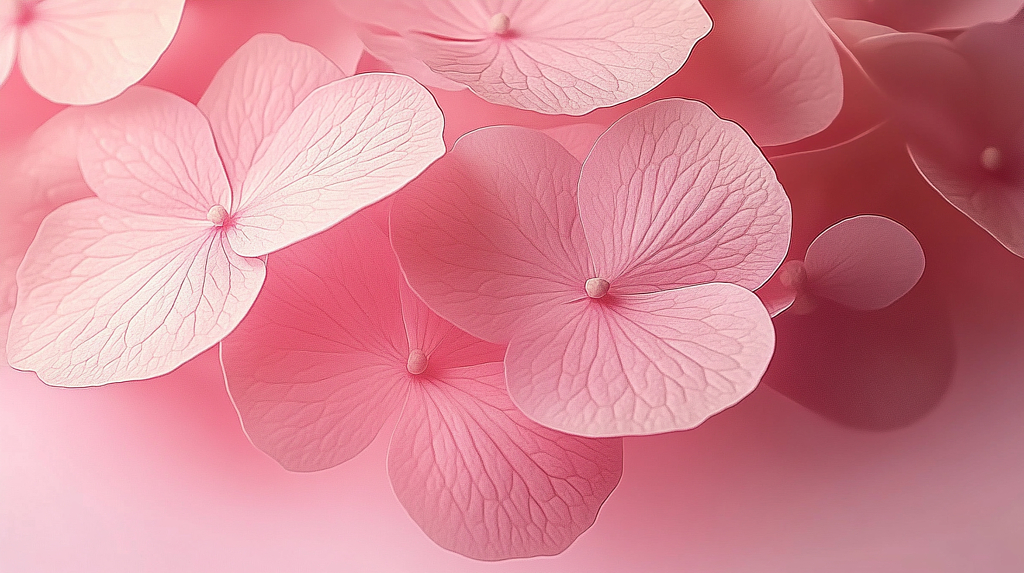 唯美花瓣背景图桌面壁纸飘落花瓣动态背景图片AI