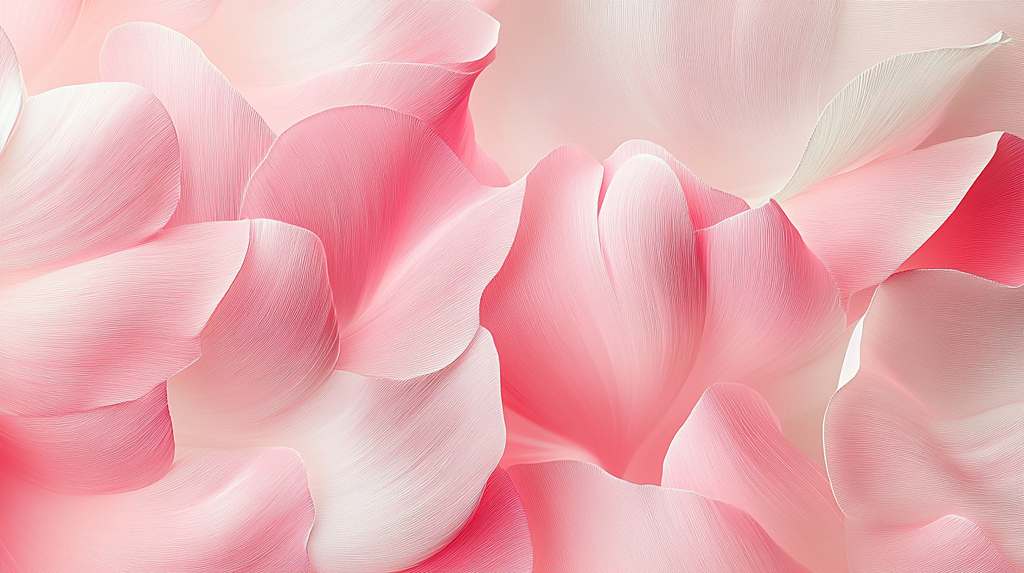 唯美花瓣背景图桌面壁纸飘落花瓣动态背景图片AI