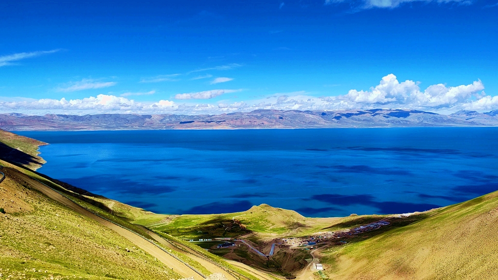 西藏第四大湖当惹雍措旅游旅行大自然风景风光电脑壁纸桌面