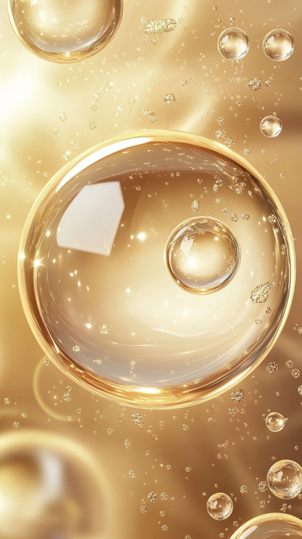 自然清新护肤分子成分结构背景AI