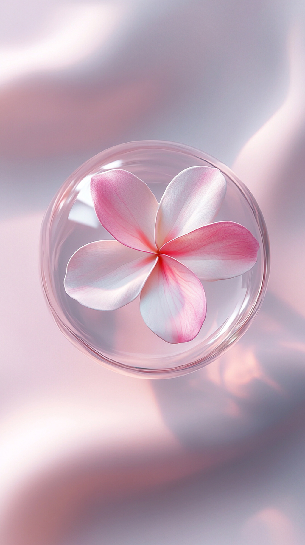 呈现透明质酸强大锁水能力的美容成分背景AI