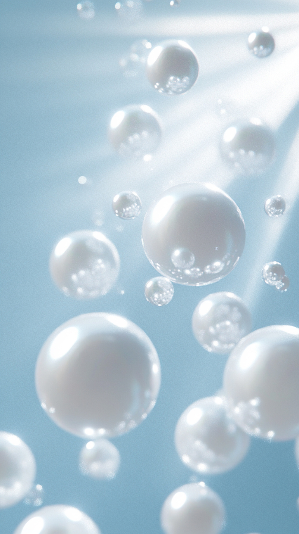 自然清新美容简约海报背景AI