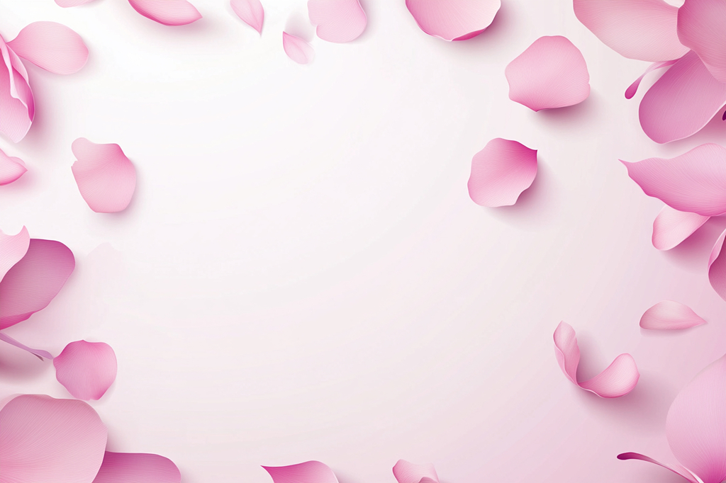 飘落花瓣背景图片AI