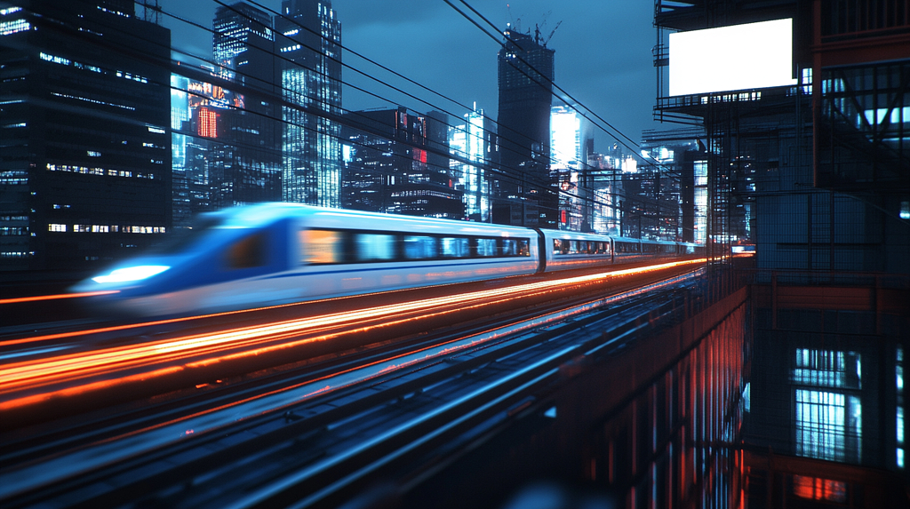 城市文化科技风背景图AI