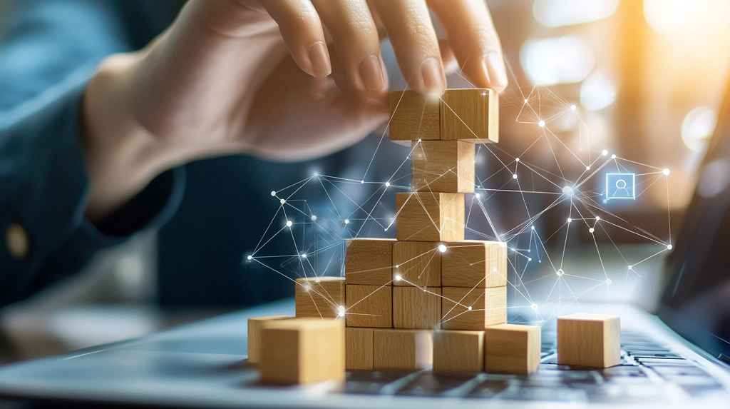 城市文化科技风背景图AI