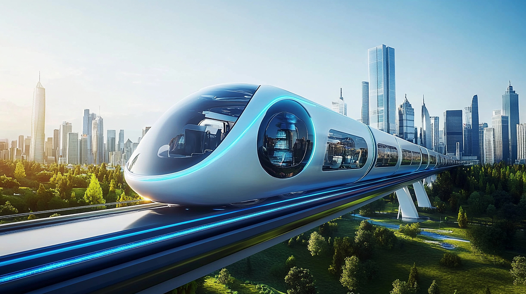 城市文化科技风背景图AI