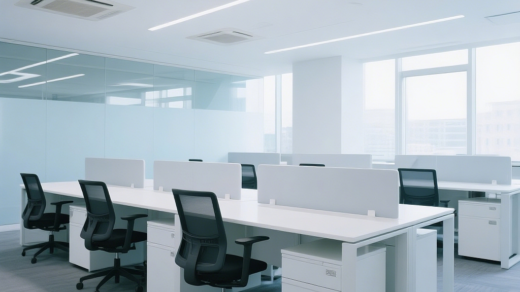 专业的商务摄影展现现代办公室的整洁与高效