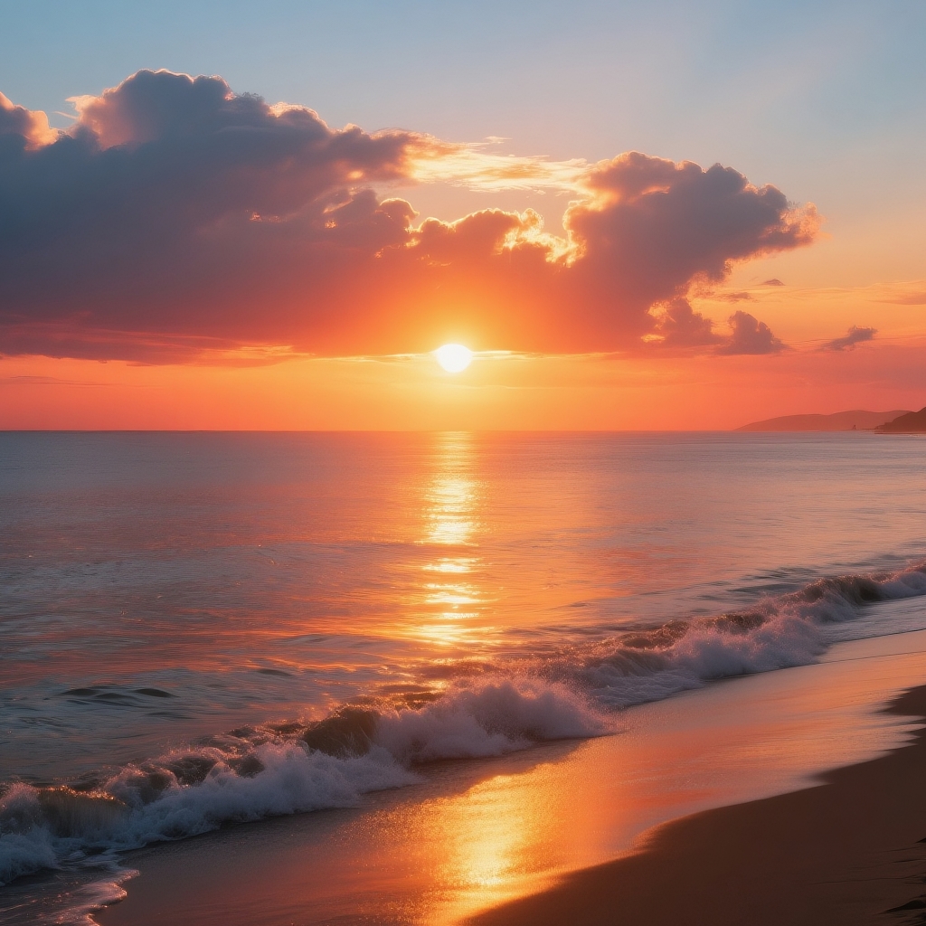 黄昏余晖精美的作品