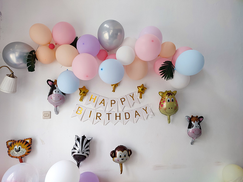 生日庆祝的简单装饰