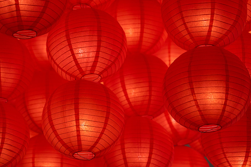 中国的灯笼背景