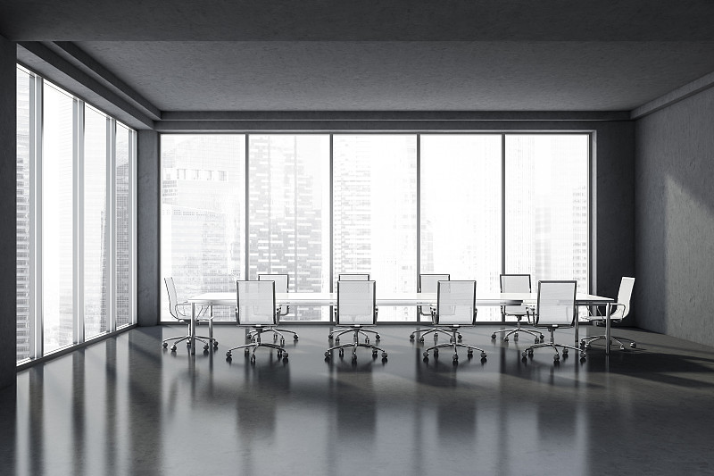 灰色阁楼会议室内部