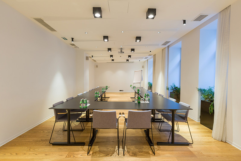 酒店会议室的内部