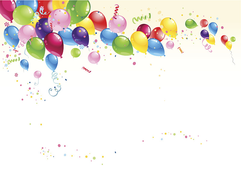 节日气球背景