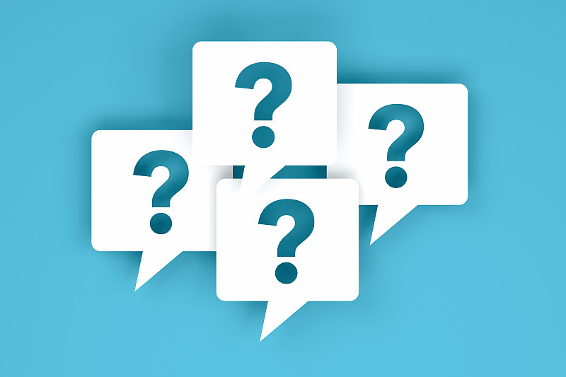 语音泡泡上的问号