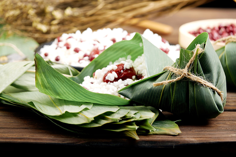 端午节红豆糯米粽