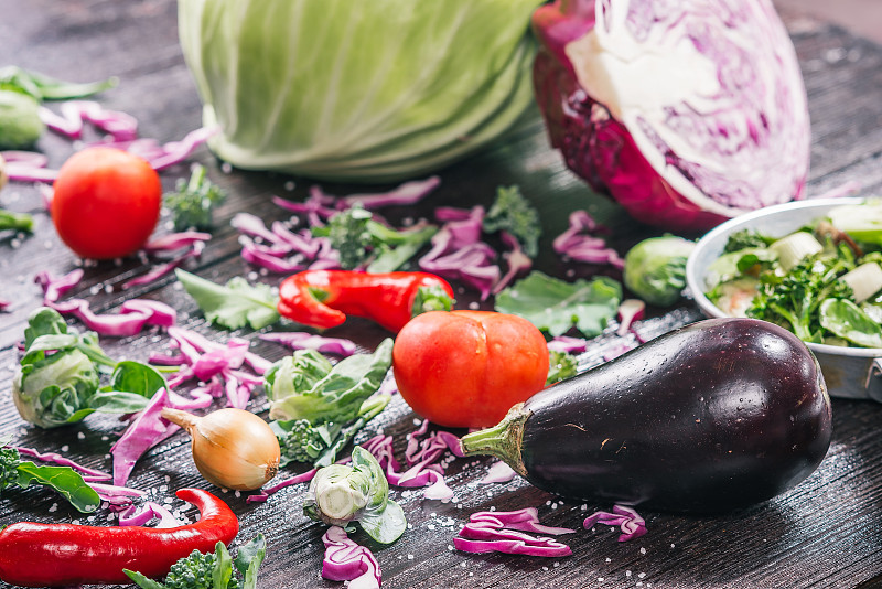 各种各样的蔬菜