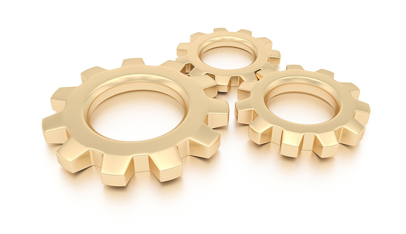 齿轮。团队合作理念