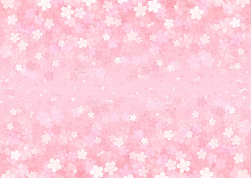 樱花在屏幕上向上和向下蔓延的插图。