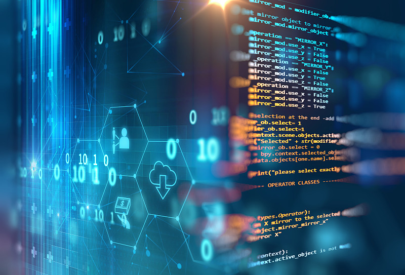 科学公式和数学方程抽象背景