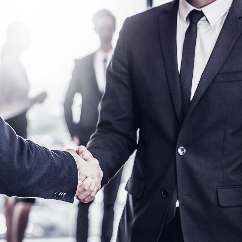 商务人士的握手