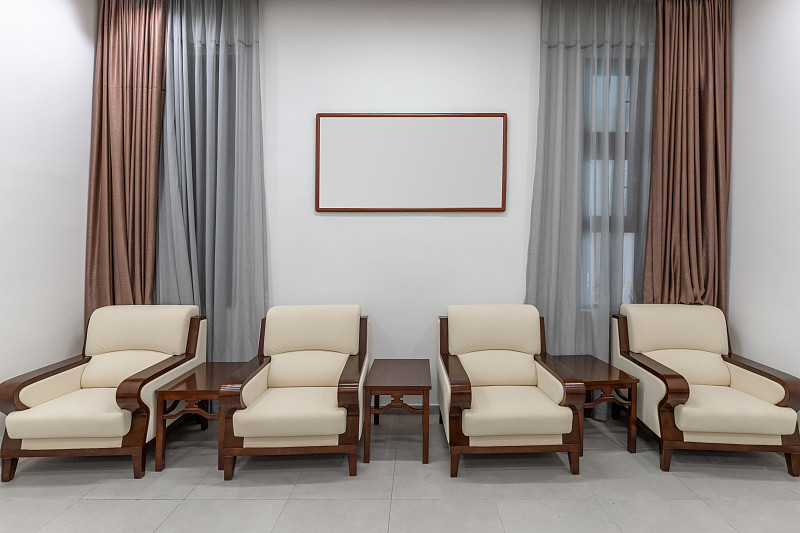 会客室高级真皮沙发