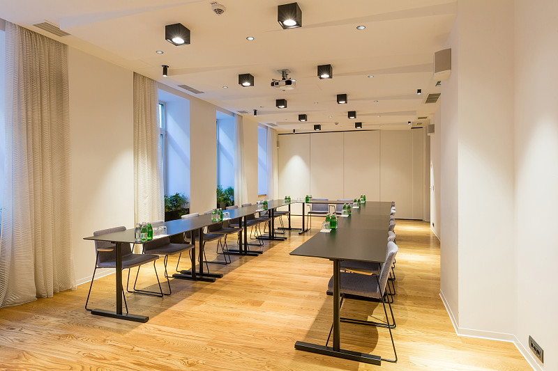 酒店会议室的内部