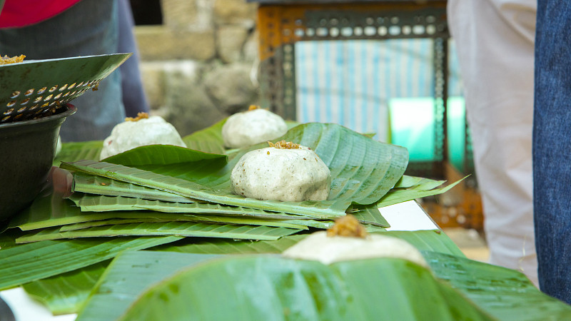 手工制作，清明节，祭拜，祖先，祭品，草仔围，围