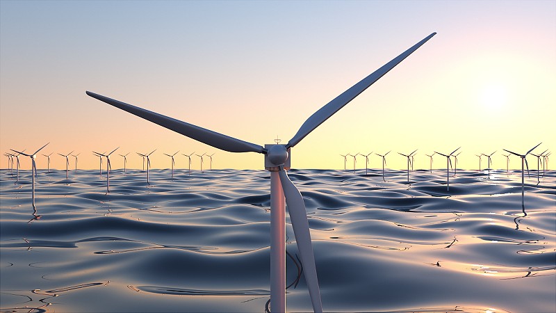 水中的风力发电机