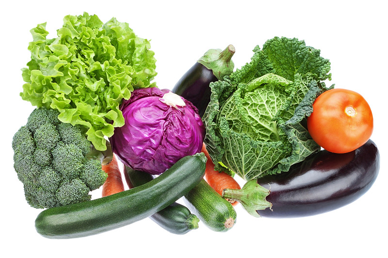 组多种蔬菜供应，有益健康。卷心菜