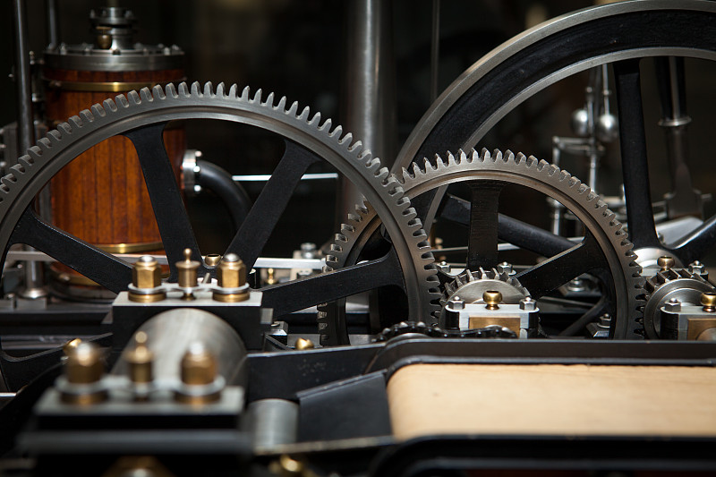 工业齿轮机械齿轮，企业合作，团队合作和时间观念