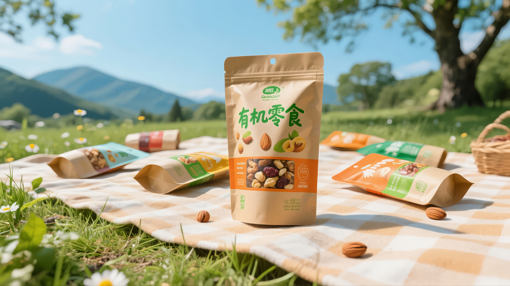 立夏节气坚果零食野餐垫户外休闲食品背景