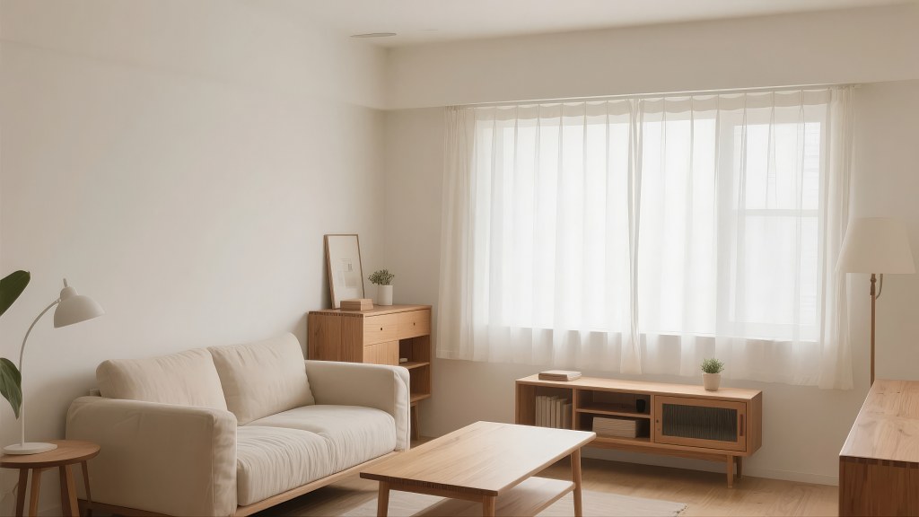 现代简约客厅室内设计舒适家居地产背景