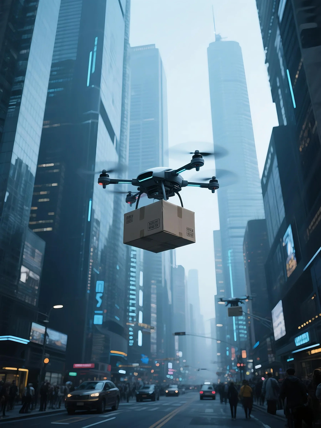 城市无人机快递