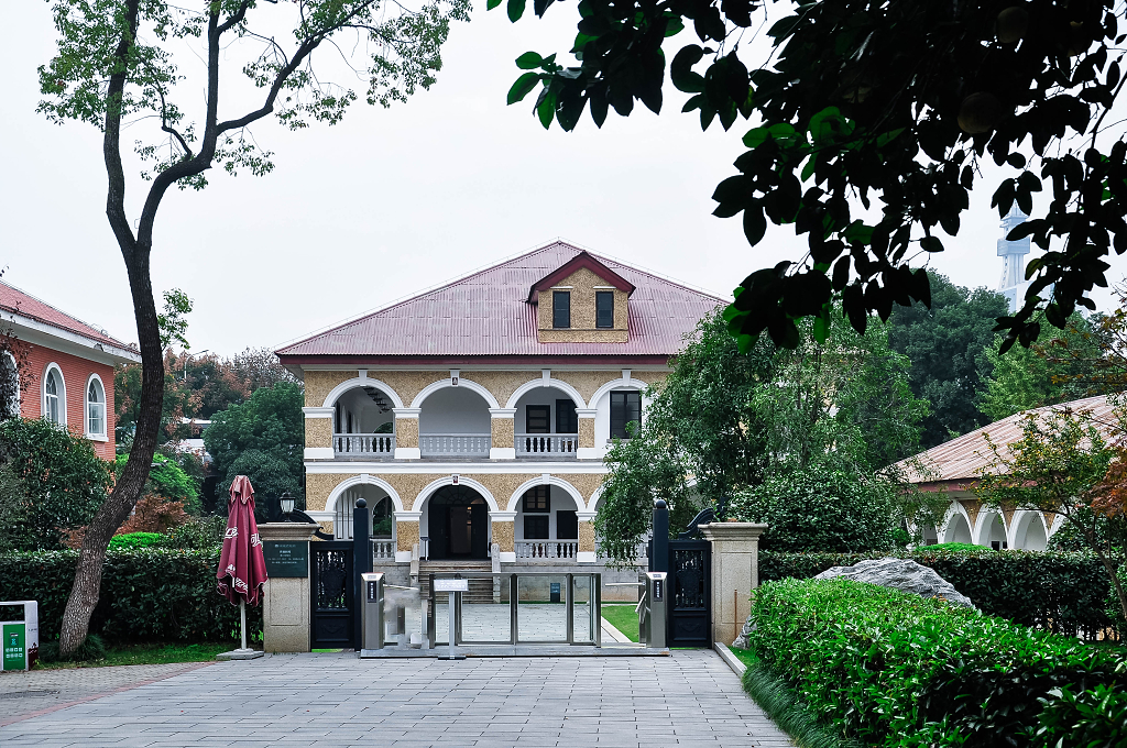 长沙橘子洲头建筑物