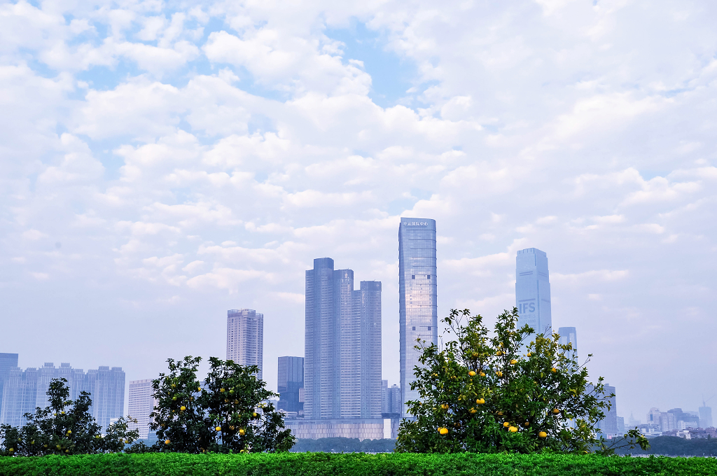 湖南长沙橘子洲头风光