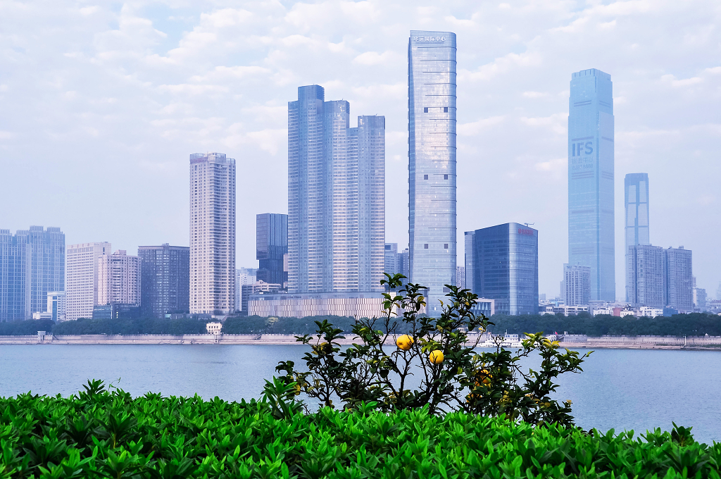 湖南长沙橘子洲头风光