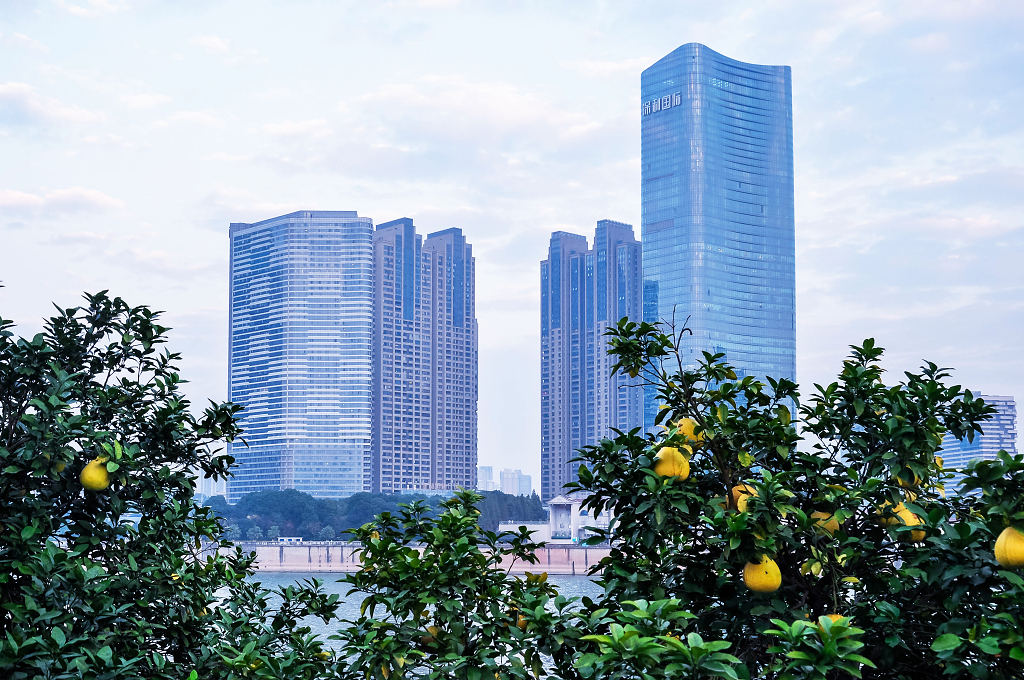 湖南长沙橘子洲头风光