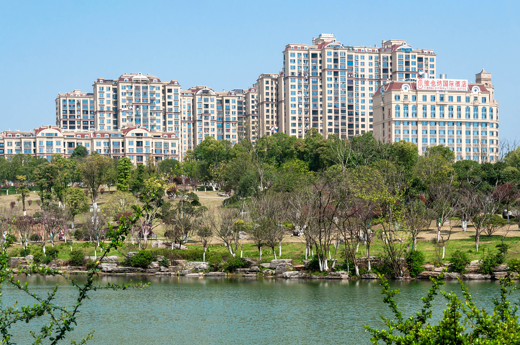 宁乡市民公园景观建筑小区