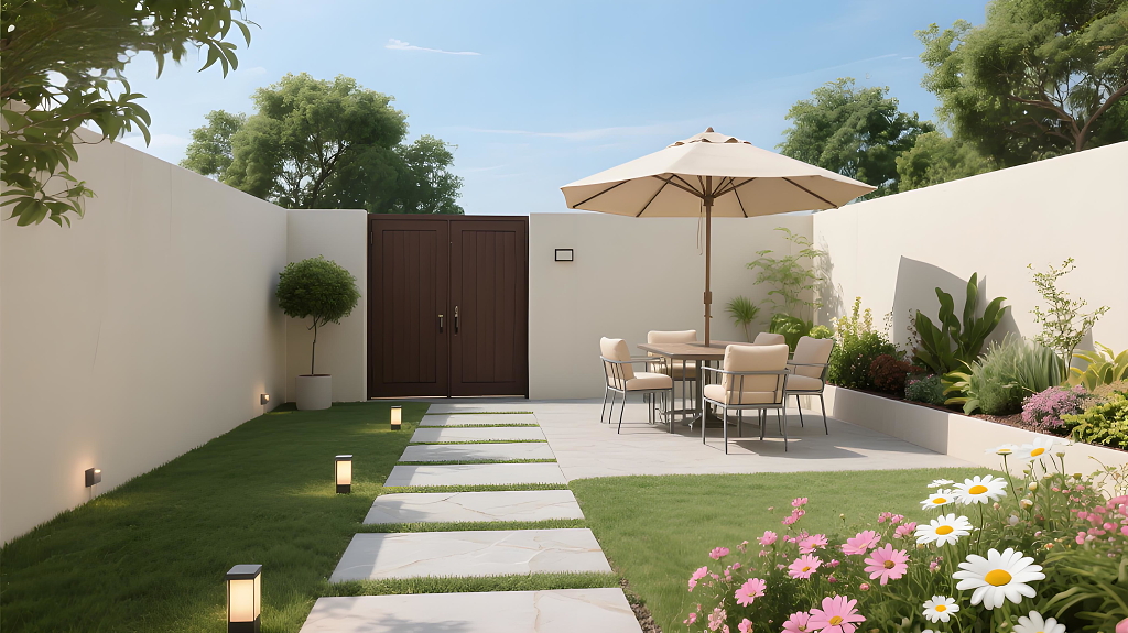 室外户外景观设计庭院景观设计摄影呈现简约风庭院风格自然闲适