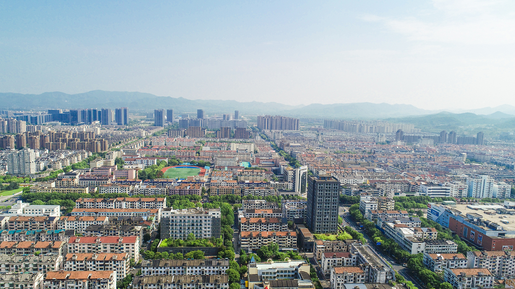 城市绿色生态风景建筑物