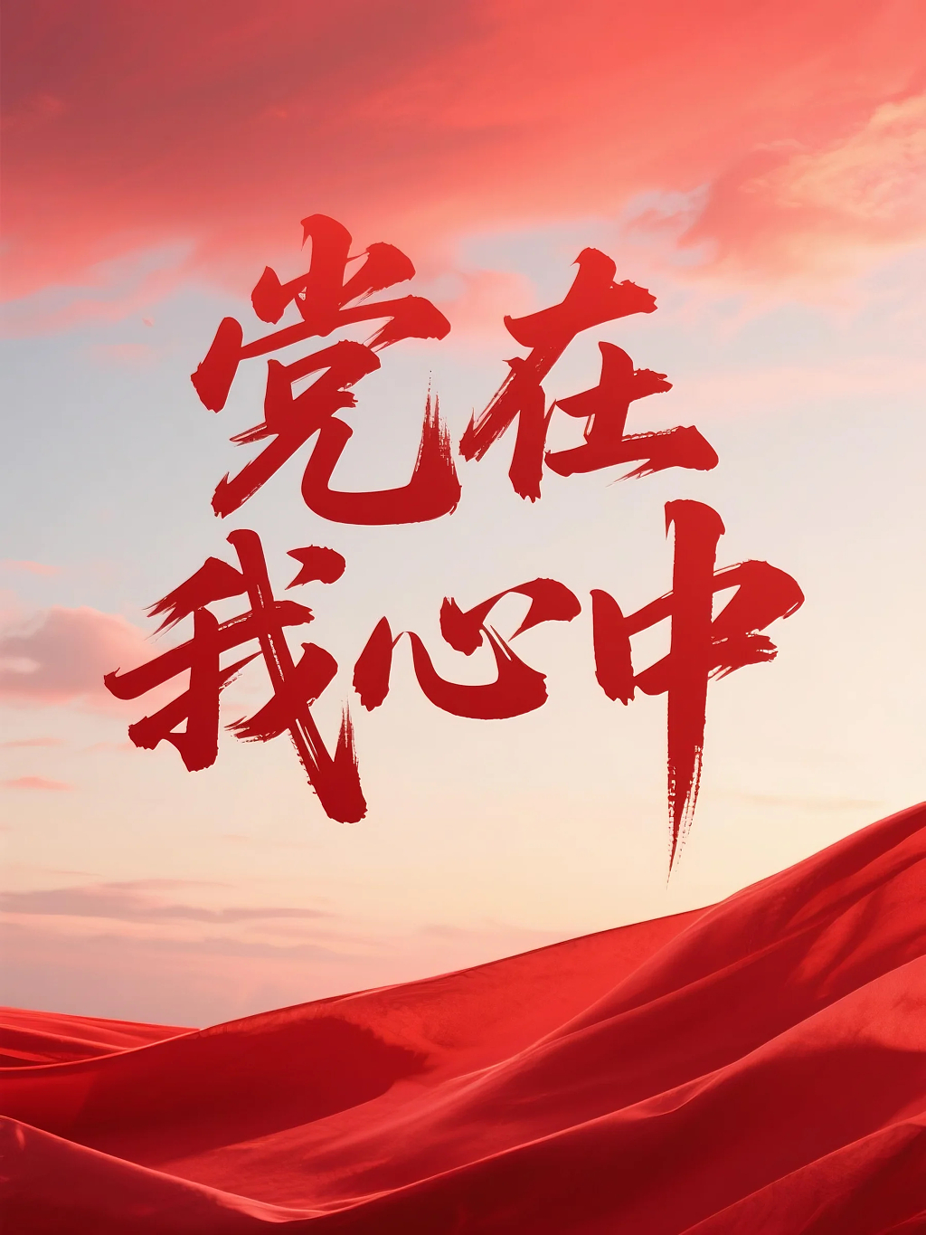 党在我心中党建标题图片