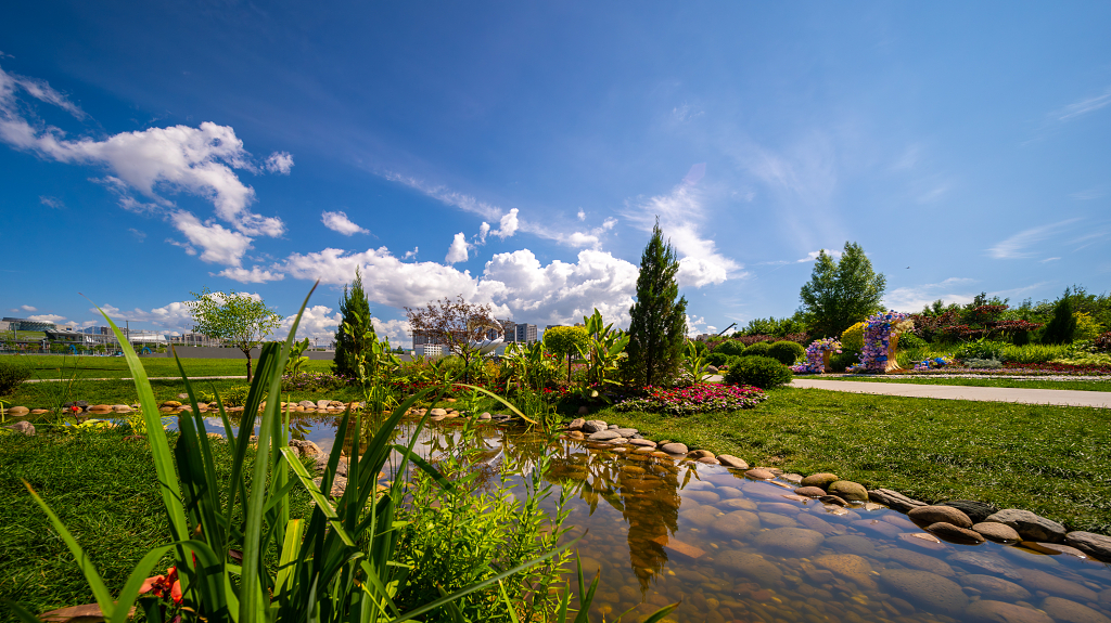 丝绸之路公园一角