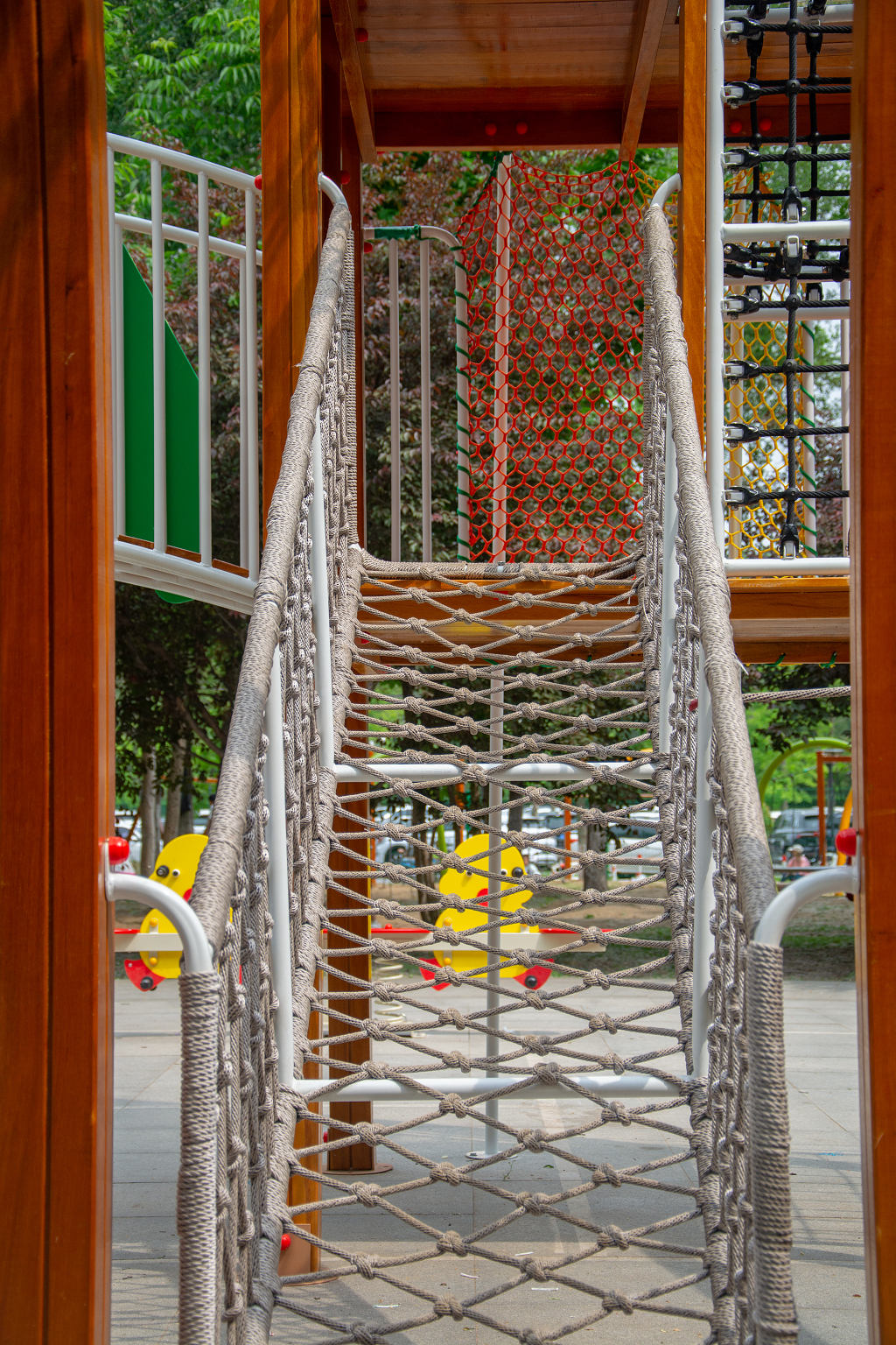 儿童游乐园攀爬网